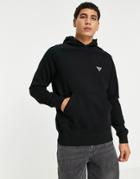 Barbour Beacon Small Logo Hoodie In Black