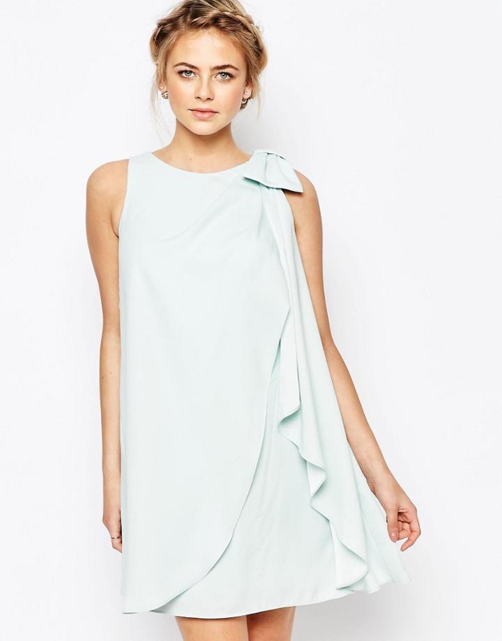 Coast Lydia Bow Dress - Mint