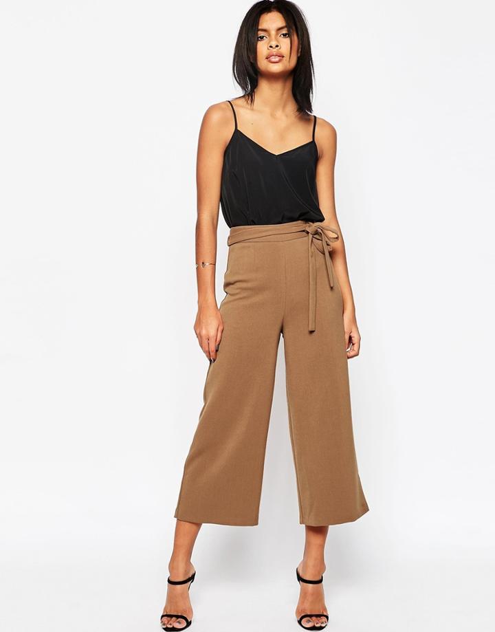 Asos Ankle Grazer Culottes - Ginger