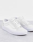 Vans Style 36 Classic Sport Sneakers In White/pink