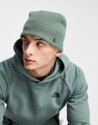 The North Face Bones Recycled Beanie In Khaki-green