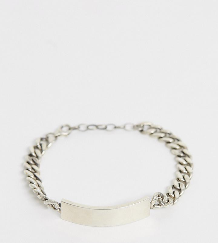 Serge Denimes Id Bracelet In Sterling Silver