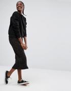 Monki Knit Tube Skirt - Black