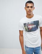 Only & Sons T-shirt With Worldhood Graphic - White