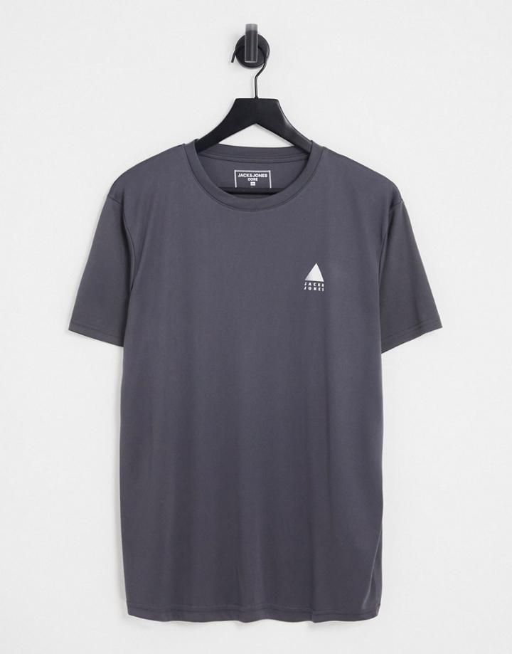 Jack & Jones Active T-shirt In Gray