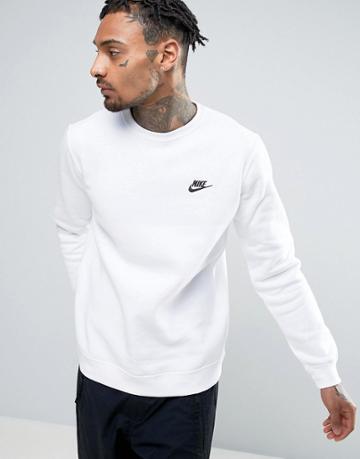 Nike Club Sweatshirt White