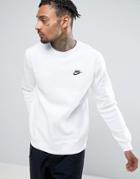 Nike Club Sweatshirt White