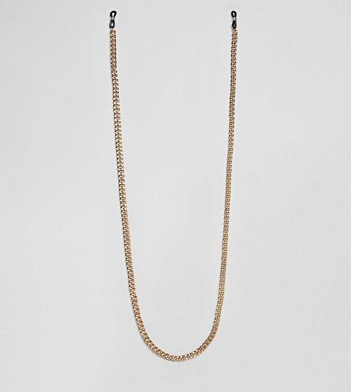 Designb Gold Sunglasses Chain Exclusive To Asos - Gold