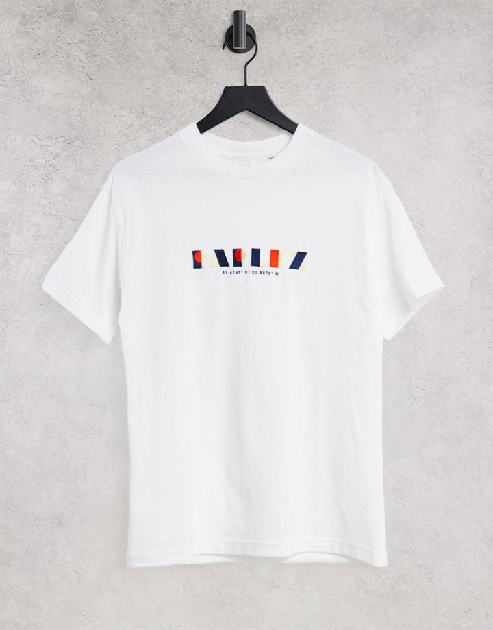 Parlez Ohlson Embroidered T-shirt In White