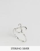 Rock N Rose Sterling Silver Taurus Ring - Silver