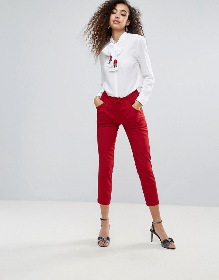 Unique 21 Tailored Pant - Red