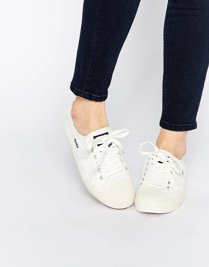 Gola Coaster Cla174 Off White Sneakers - White