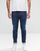 Armani Jeans J06 Slim Fit Jeans In Stretch Mid Wash - Blue
