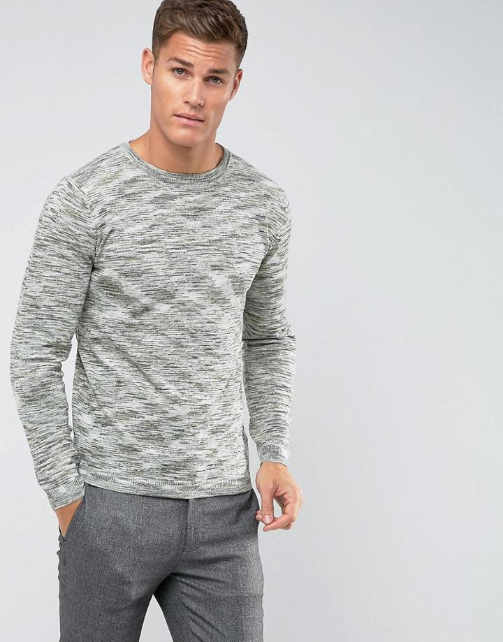 Troy Crew Neck Sweater - Green