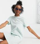 Only T-shirt Dress In Pale Green