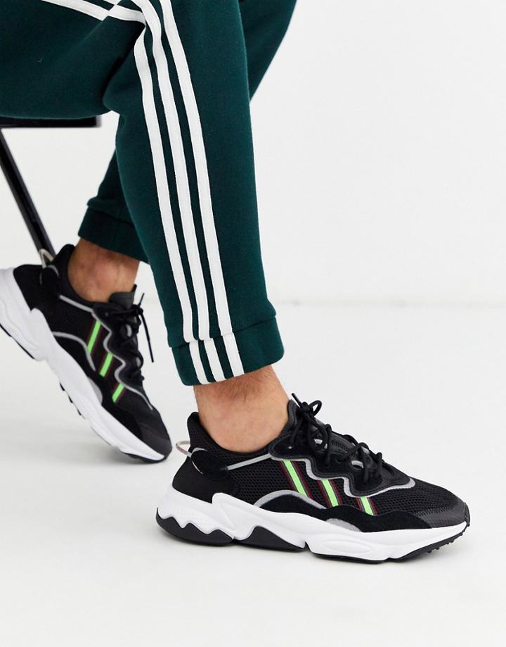 Adidas Originals Ozweego Sneakers In Black