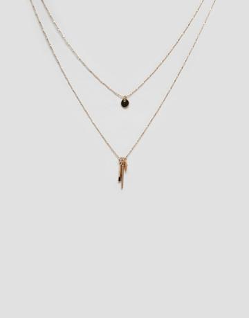 Aldo Gold Charm Necklaces