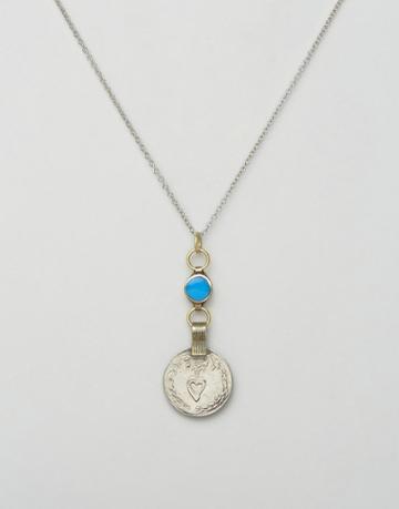 Rock N Rose Hana Coin Necklace - Silver