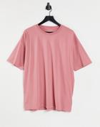 New Look Organic Cotton Oversized T-shirt In Pink