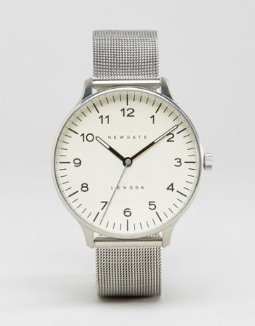 Newgate Blip Milanese Mesh Watch - Silver