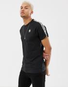 G-star Satur Raglan Taped T-shirt In Black