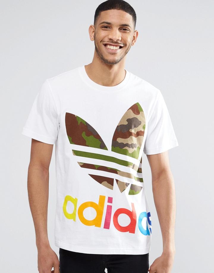 Adidas Originals Block It Out T-shirt Ay8611 - White