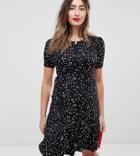 Asos Design Maternity Ultimate Mini Tea Dress In Scatter Star Print - Multi