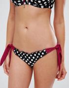 Pour Moi Starboard Spot Tie Side Bikini Bottom - Multi
