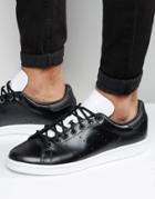 Adidas Originals Stan Smith Trainers In Black S80018 - White