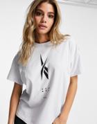 Reebok Training T-shirt In Blue-blues