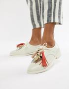 Paul & Joe Sister Tassle Shoe - White