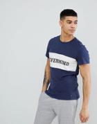 Blend Nevermind T-shirt In Navy - Navy