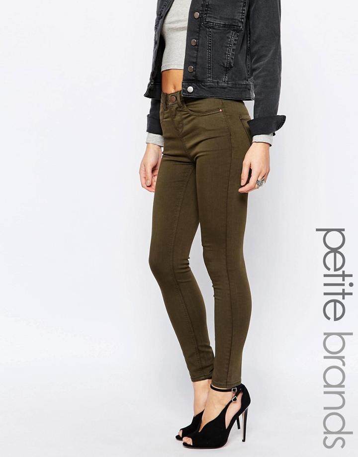 New Look Petite Supersoft Jean - Green