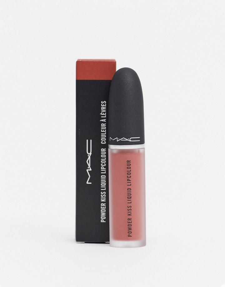 Mac Powder Kiss Liquid Lip - Mull It Over-neutral