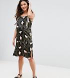 Asos Maternity Animal Print Stripe Cami Midi Dress - Green