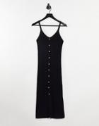 Object Lucilla Sleeveless Knitted Dress In Black