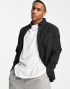Selected Homme Organic Cotton Oxford Shirt In Black