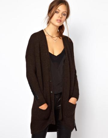 G-star Cardigan With Elbow Patches
