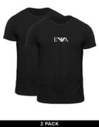 Emporio Armani 2 Pack T-shirt - Black