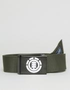 Element Beyond Webbing Belt - Green