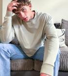 Collusion Sweatshirt In Sand-neutral