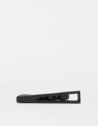 Asos Tie Bar With Cut Out Design In Black - Black