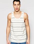 Selected Homme Stripe Tank - Blue