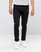 Asos Skinny 'lawrence' Jeans In Black - Black
