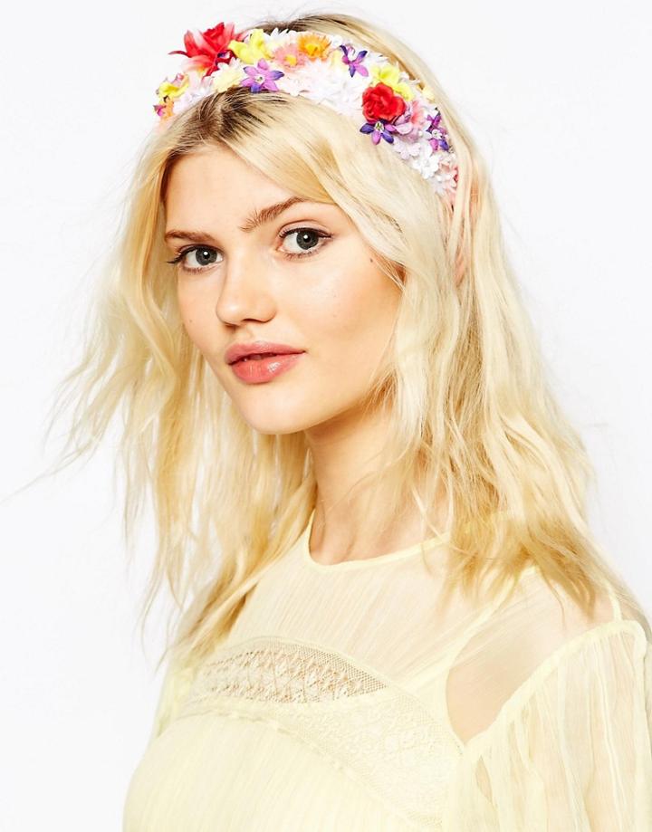 Asos Fire Brights Occasion Headband - Multi