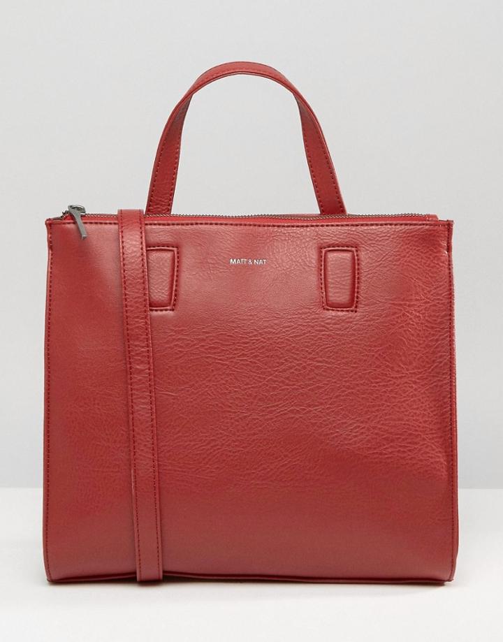 Matt & Nat Shopper Bag - Red