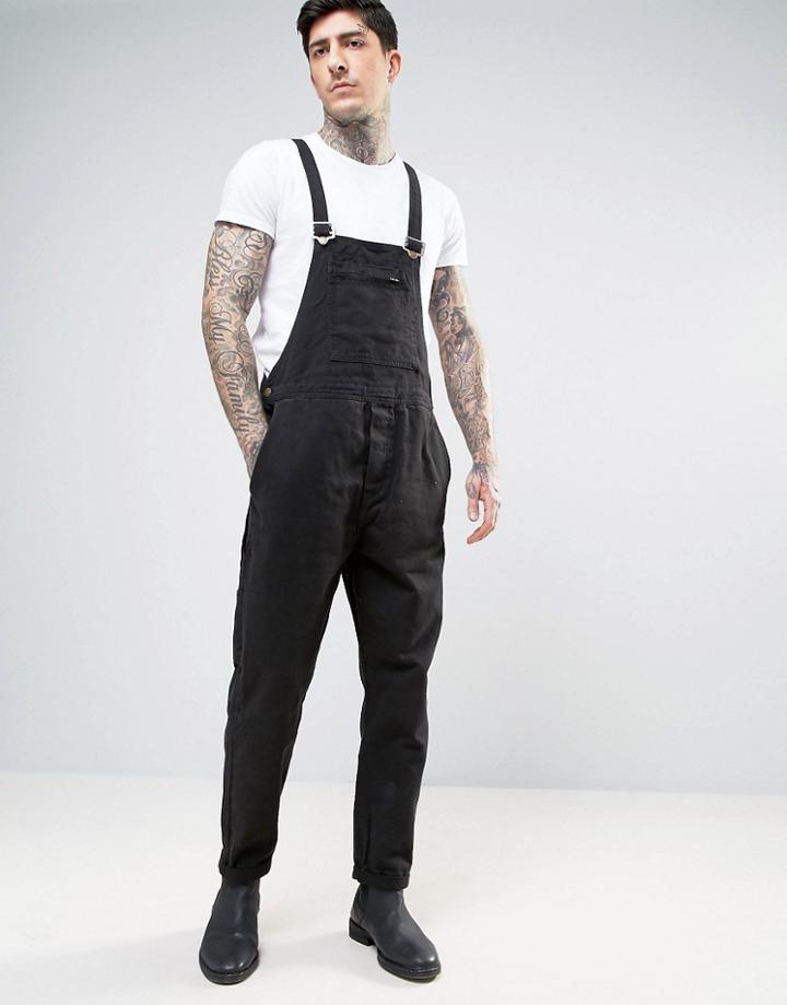 Rollas Trade Overalls Overall In Black - Black