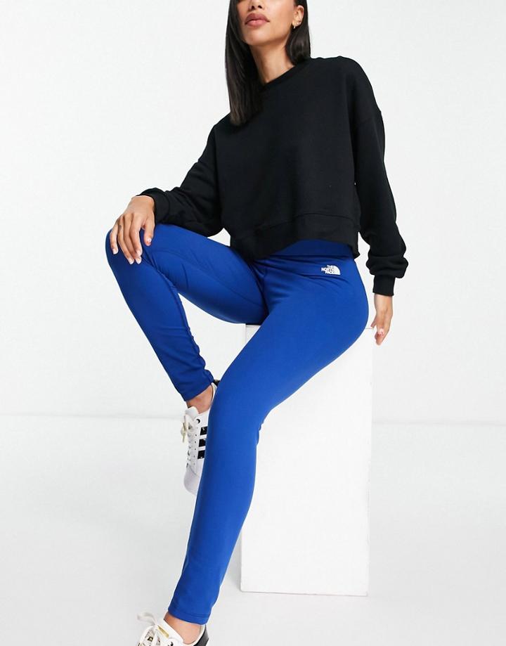 The North Face Flex Leggings In Blue-blues