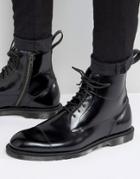 Dr Martens Winchester 7 Eye Lace & Zip Boots - Black