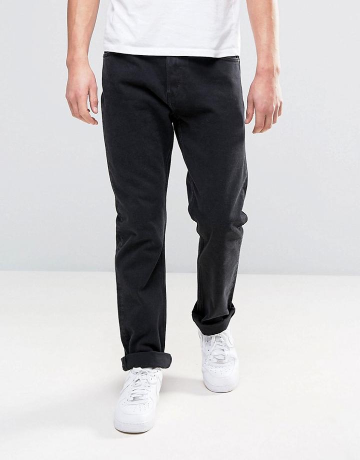 Weekday Vacant Loose Fit Rigid Jean Glory Black Wash - Black
